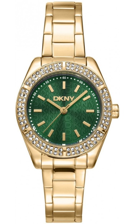 Дамски часовник DKNY DK1L107M0065 зелен моден класически