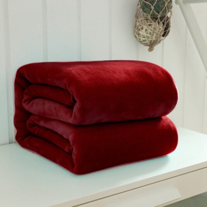 Patura microplus calduroasa coral 100x140cm, set 1 buc