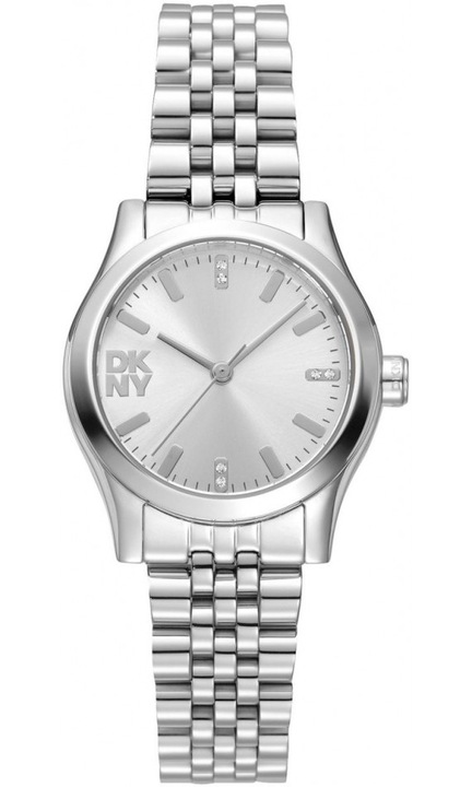 Zegarek damski DKNY DK1L156M0045 srebrny fashion klasyczny