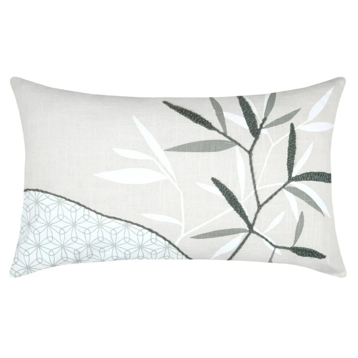 Perna Decorativa Yuki 30x50cm, MoftX, Culoare Jad, 100% Bumbac