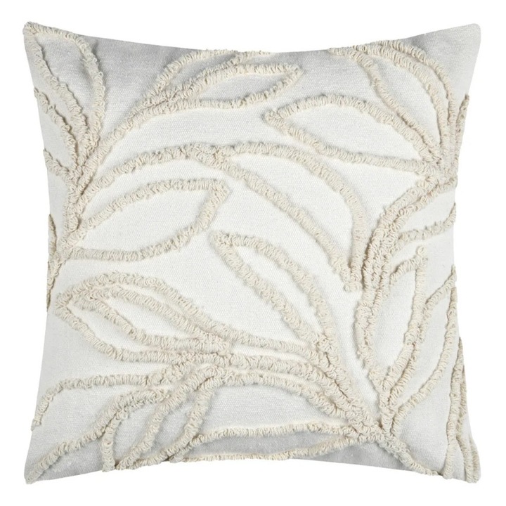 Perna Decorativa Hemera 40x40cm, MoftX, Culoare Natural, 100% Bumbac