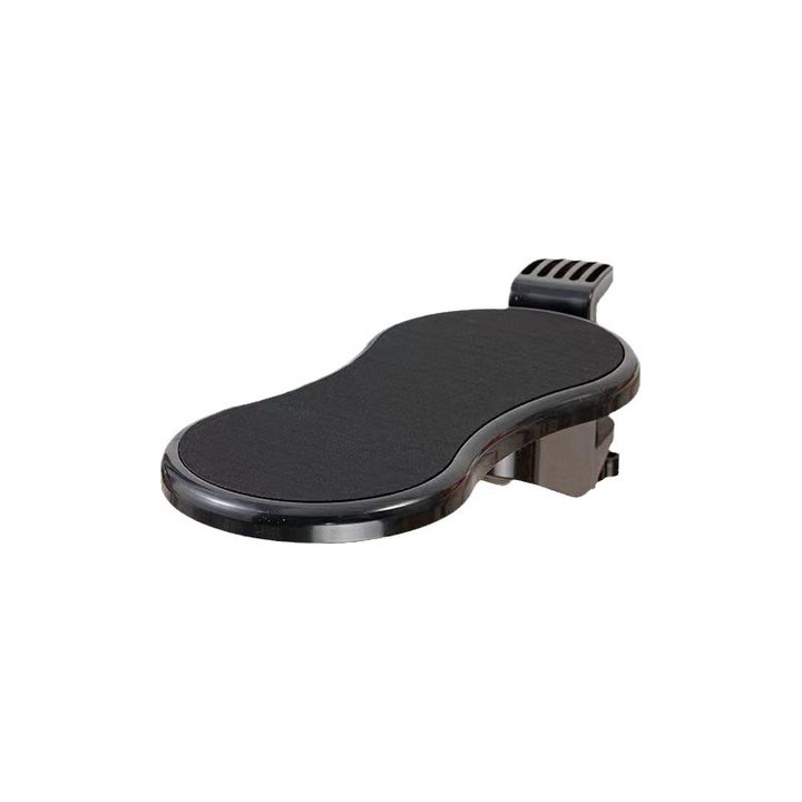 Ergonomikus kartámasz, 180°-ban forgatható, fekete
