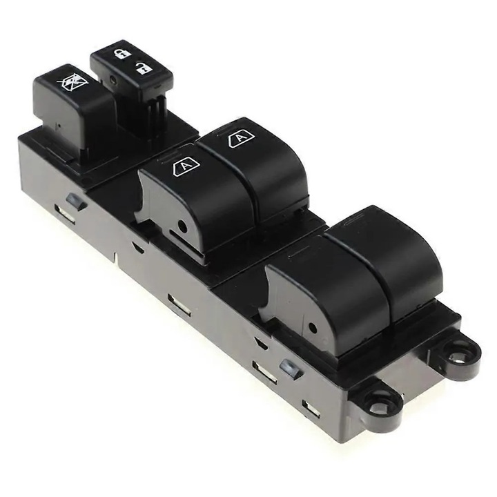 Ablakemelő kapcsoló, ajtó, fekete, ABS, 25401-ZL10A, 25401-ZL10C, 25401-ZP80A, 25401-ZP80B, 25401-ZL10B
