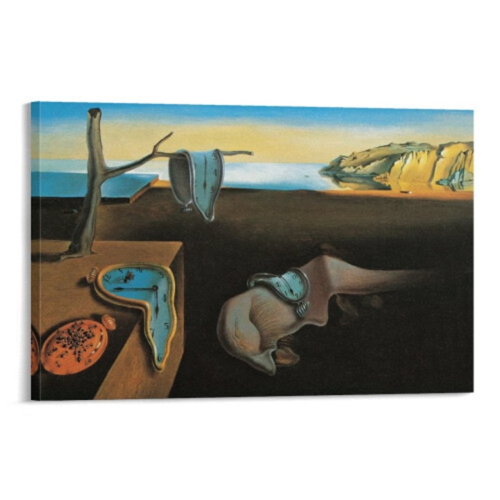 Tablou canvas Salvador Dali The Persistence of Memory, 40x60cm, multicolor