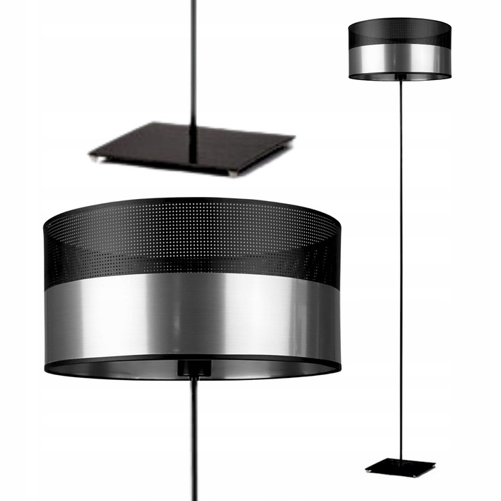 Lampa Podea Loft LED E27 cu Abajur Modern pentru Salon