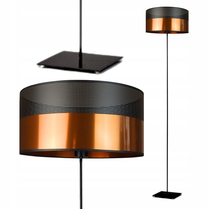 Lampa Podea Loft LED E27 cu Abajur Moderna Salon, Birou