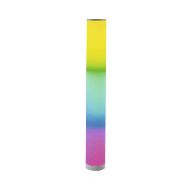 Lampadar cu LED integrat QL Lighting 10W, lumina RGBIC, cu telecomanda