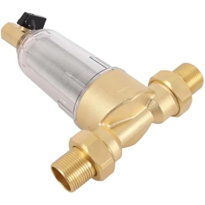 Visszamosható vízszűrő 40 mikron 3/4 inch átlátszó 1x3/4 inch
