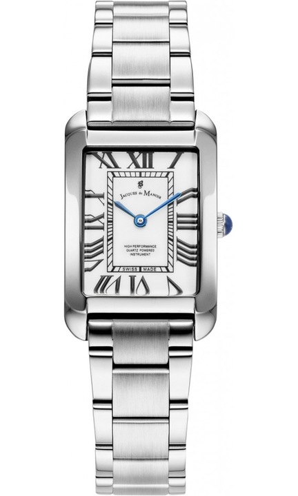 Zegarek damski JACQUES DU JWL05801 srebrny klasyczny