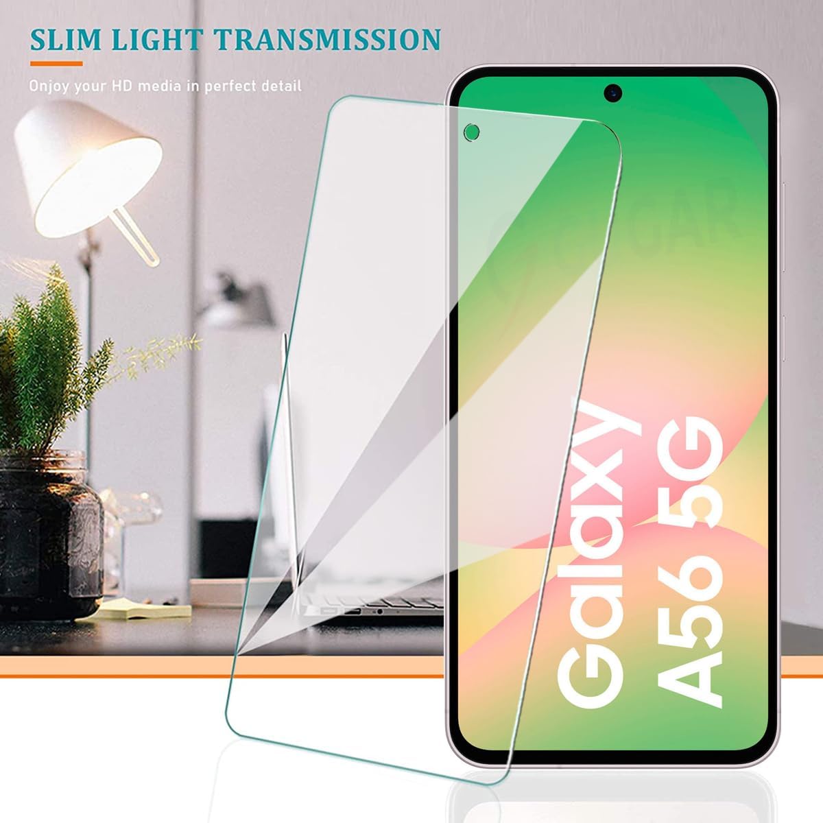 Folie protectie ecran sticla temperata 9H Pentru Samsung Galaxy A56 5G transparent set 2 buc