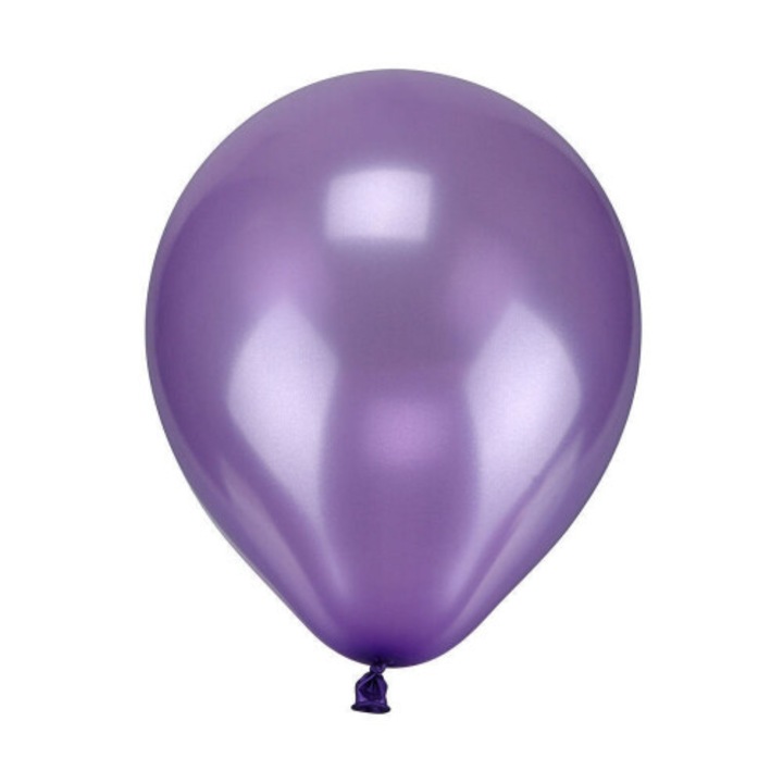 100 db sötétlila gyöngyházfényű vastag latex lufi szett, 12 inch, 3.2g