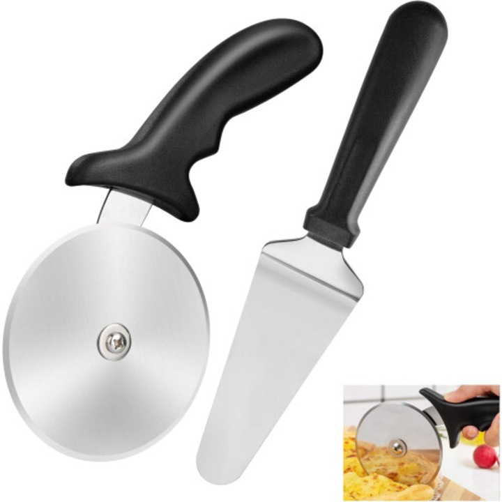 Feliator pizza ergonomic lama ascutita antistropire 20x5cm