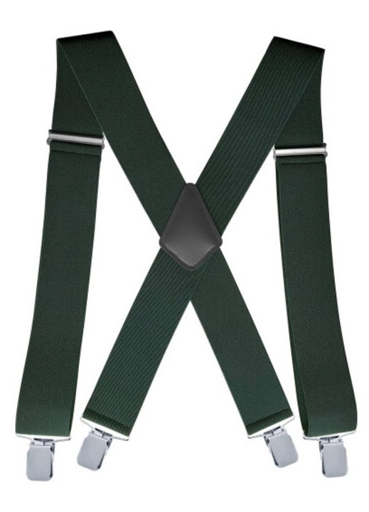 Bretele barbati, elastic, ajustabile, negre, 5x122cm