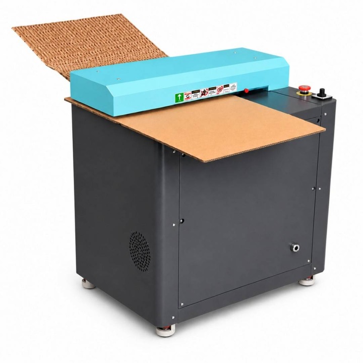 Индустриална машина за нарязване на картон 550мм, 1500W, 220V, регулируема скорост 0-18м/мин, максимална дебелина 10мм Breckner Germany
