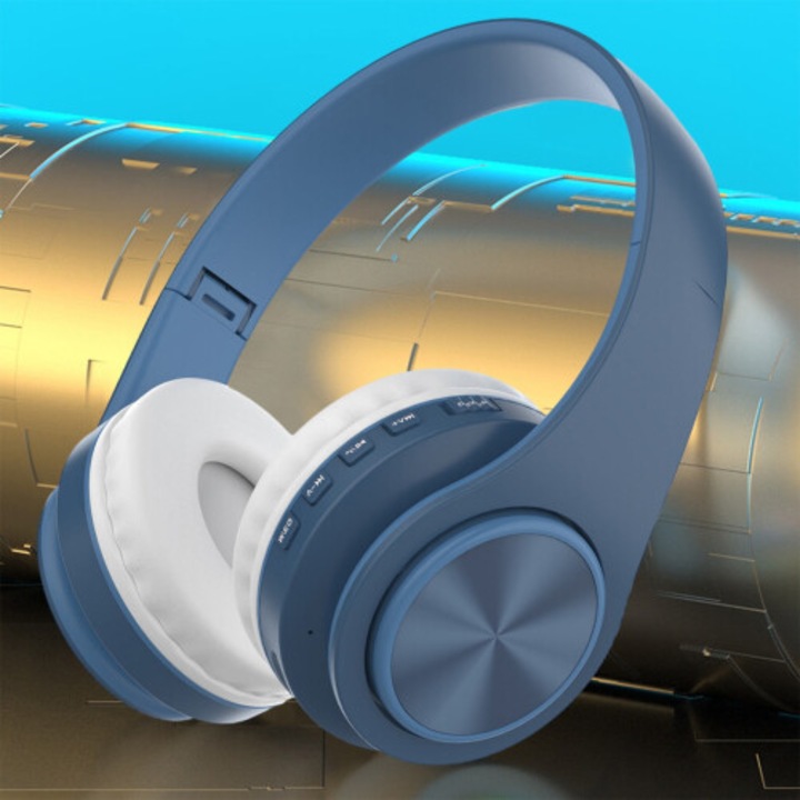 Vezeték nélküli over-ear fejhallgató, Hybrid ANC, 10 óra üzemidő, fekete, 16.3x20.3cm