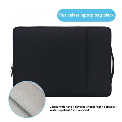Husa laptop 14 inch, rezistenta la apa, negru, 38.5x27x3cm