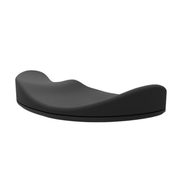 Ergonomikus csuklótámasz, puha szilikon, csúszásmentes, univerzális, fekete
