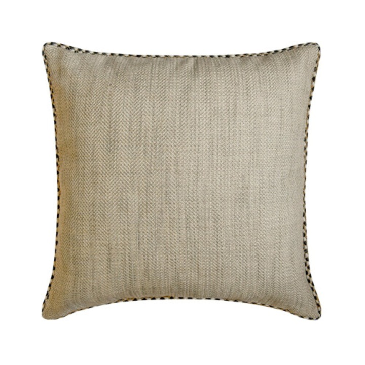Husa perna decorativa Jute, 60x60cm, gri, model marocan