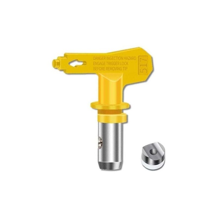 Set 6 duze pentru pistol vopsit airless rezistente la presiune si caldura, otel tungsten, universal, dimensiuni multiple