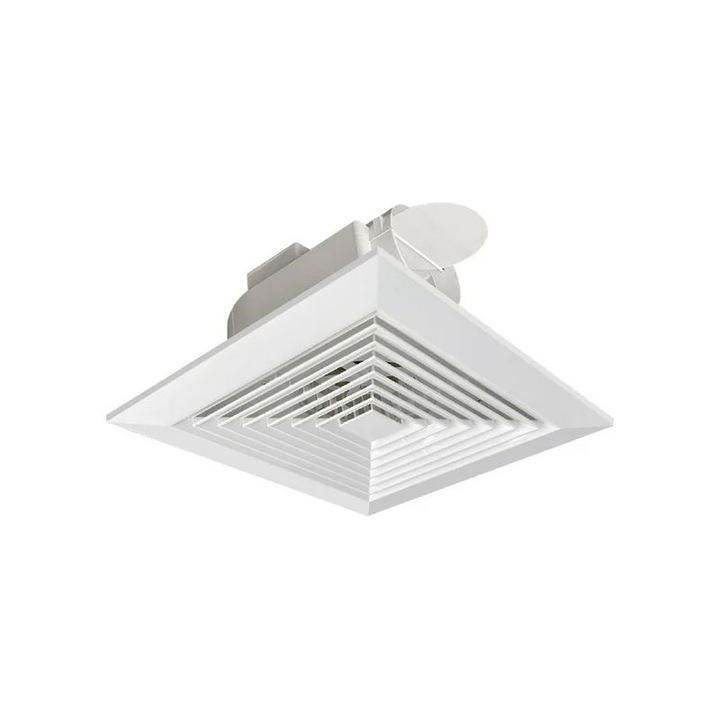 Elszívó ventilátor 6 hüvelyk, 70 CFM, fehér, 20x20cm, 1.5m légcsővel