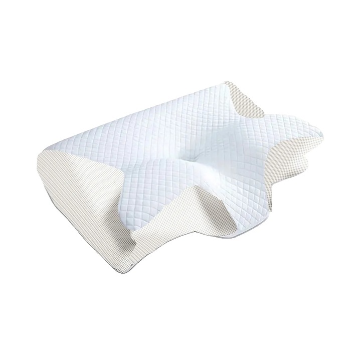Ergonomikus nyakpárna, memóriahab, fehér, 0.5-1kg