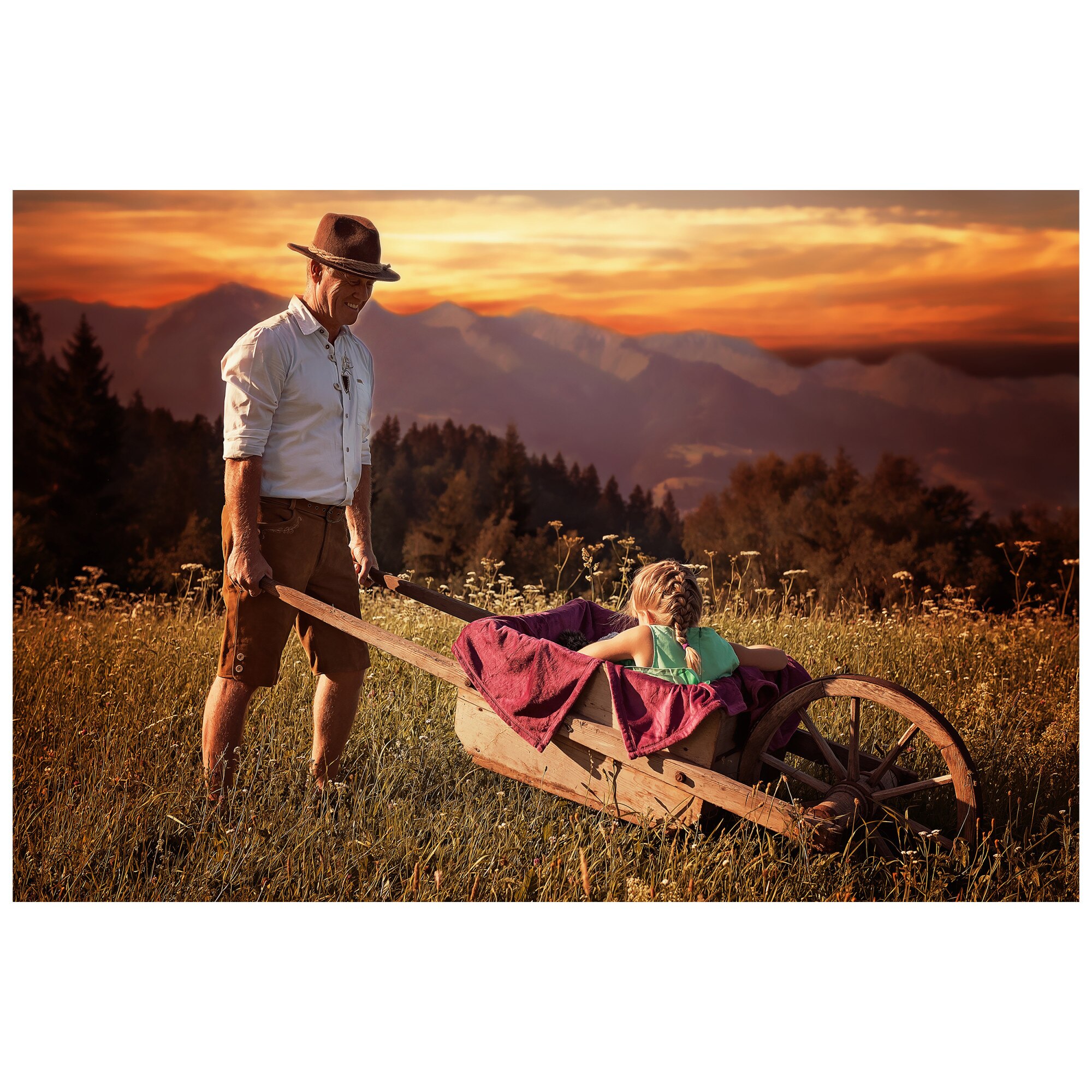 Tablou Canvas Artantida - Child in Nature 05 60x40 cm