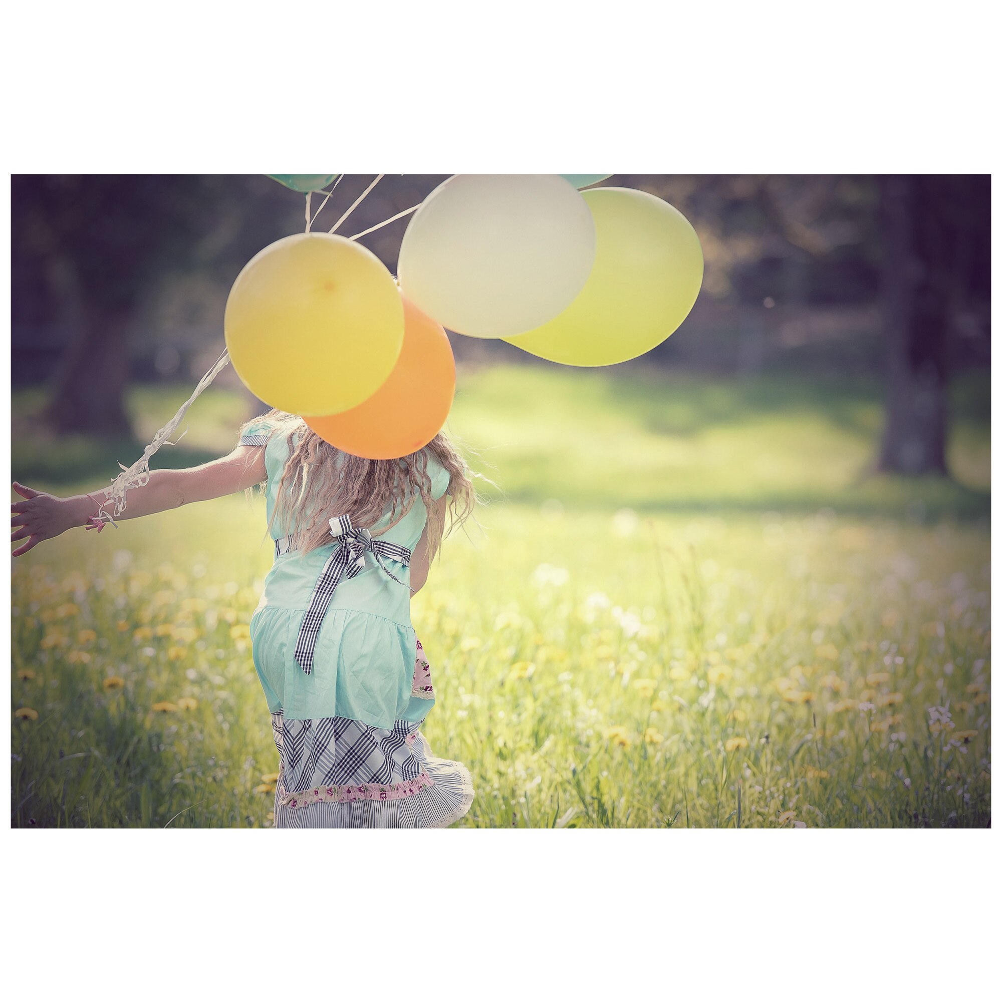 Tablou Canvas Artantida - Child Ballons 60x40 cm
