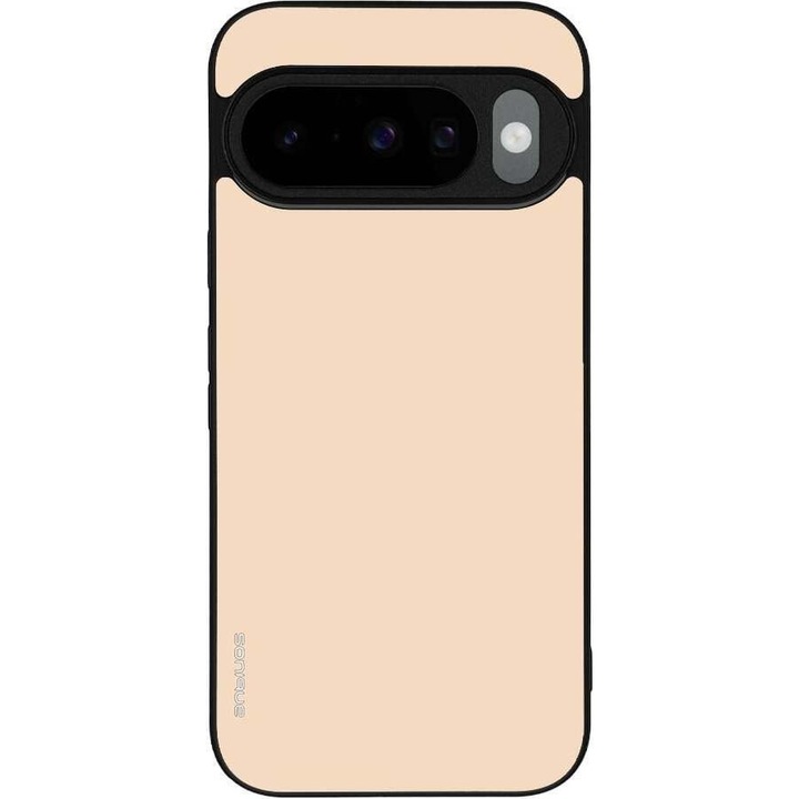 Husa telefon Sonique ColorBloc, silicon cu spate acrilic, bej, pentru Google Pixel 10 5G 10 Pro 5G