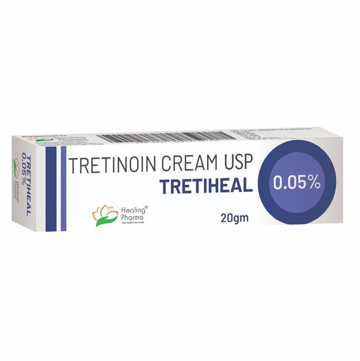 Крем против бръчки, Healing Pharma, TretiHeal, против акне, 0.05%, 20 гр