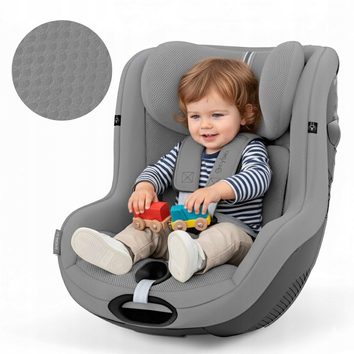 Scaun Auto Cybex Sirona G Plus i-Size, 40-105 cm, ISOFIX, gri