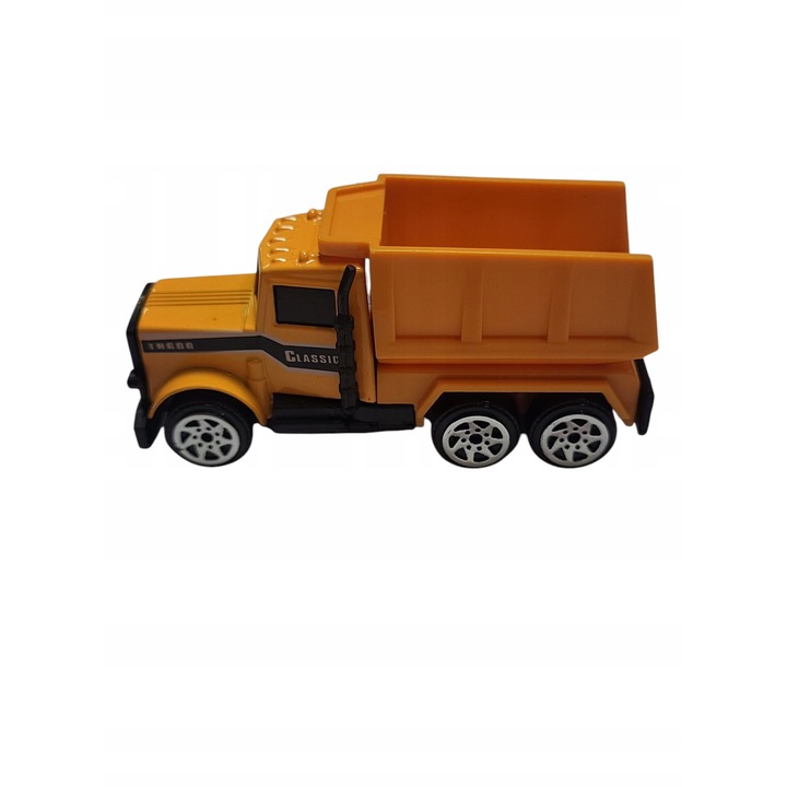 Camion basculant Pro Kids 6cm, metal/plastic, bena mobila, multimedia