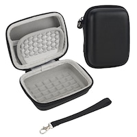 Husa protectie pentru aparat foto, Axroad Mall, Geanta compacta pentru camera digitala, Inchidere cu fermoar, Impermeabila si anti-soc, Respirabila, Rezistenta la zgarieturi, Portabila, Panza oxford/EVA, 13*9.9*5.6 cm, Negru
