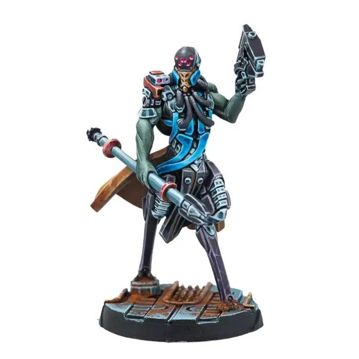 Разширение за игра Infinity, Combined Army Glyph Warcor Next Wave Pre-order Exclusive Edition, Corvus Belli, 1 миниатюра, метал