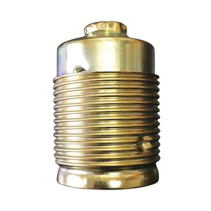 Dulie metalica Electroplast E27 alamita, cu filet exterior complet