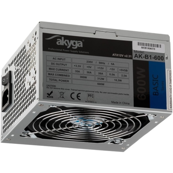 Sursă de alimentare Akyga 600W AK-B1-600 Basic