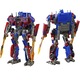 Фигурка робот Transformers Optimus Prime, модел за сглобяване, трансформираща се, издръжлива пластмаса, 18 см, включва 3 сменяеми глави и 2 сменяеми оръжия, подходяща за подарък