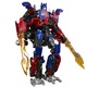 Фигурка робот Transformers Optimus Prime, модел за сглобяване, трансформираща се, издръжлива пластмаса, 18 см, включва 3 сменяеми глави и 2 сменяеми оръжия, подходяща за подарък