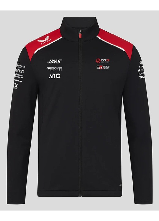 Férfi dzseki, Castore, Haas F1 softshell, fekete, 4XL INTL