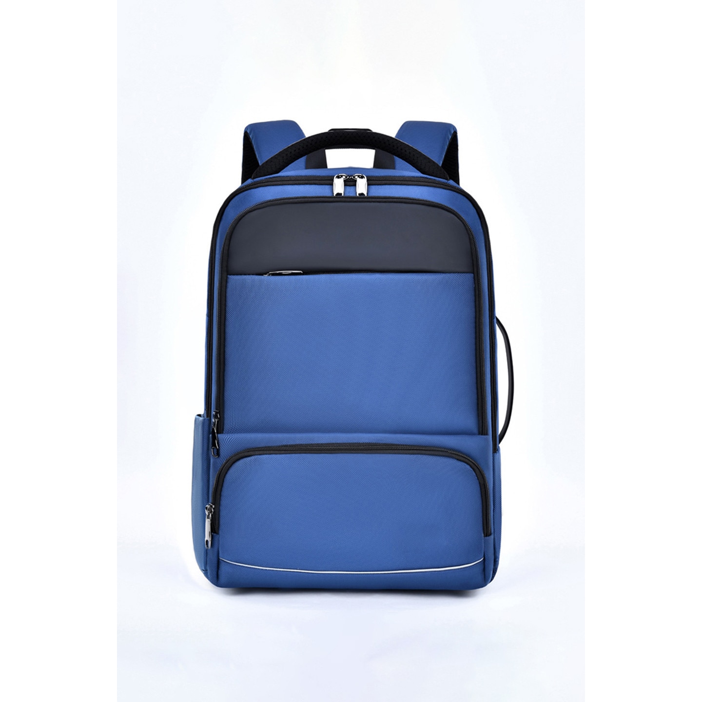 Geanta pentru laptop de 16, 2 inch, rucsac de birou de mare capacitate, rucsac de calatorie cu mai multe compartimente, rucsac pentru navetisti, echipat cu porturi duale Type-C si USB-A, material impermeabil, dimensiuni 45*30*17 cm, Albastru