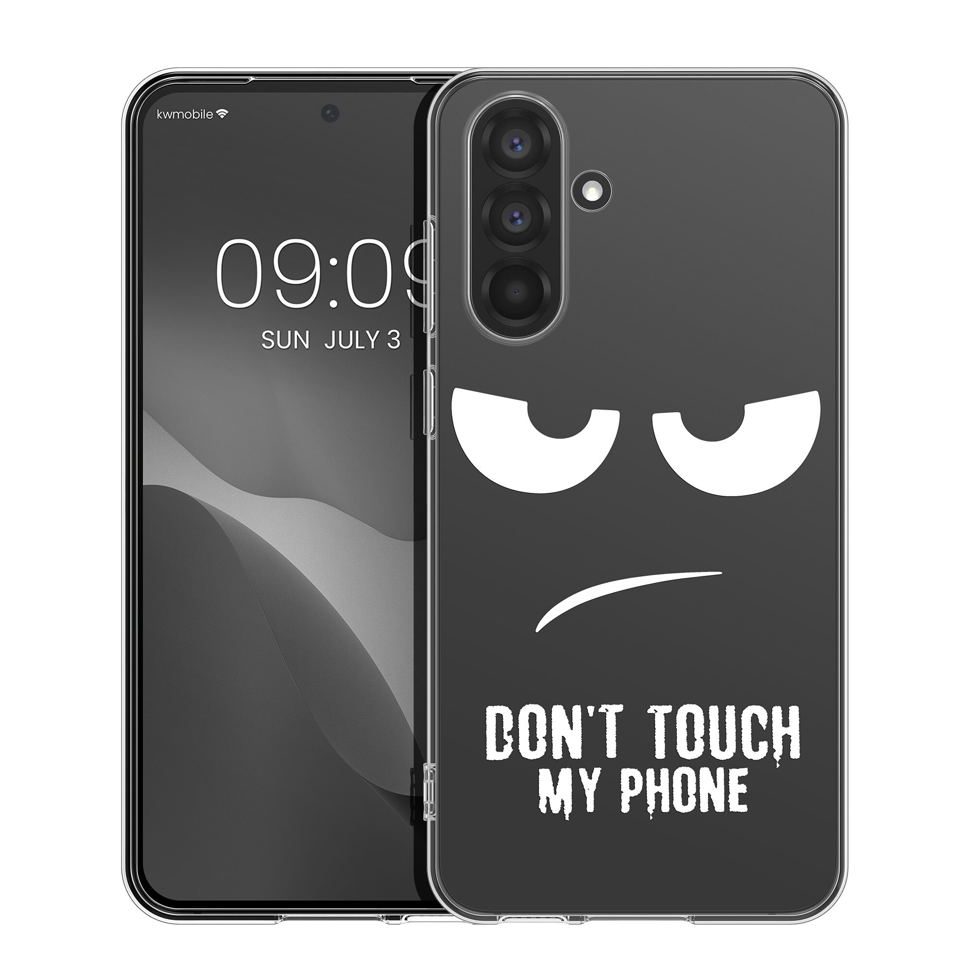 Husa Kwmobile pentru Samsung Galaxy A56 5G, protectie la socuri, protectie la zgarieturi, silicon, alb, transparent
