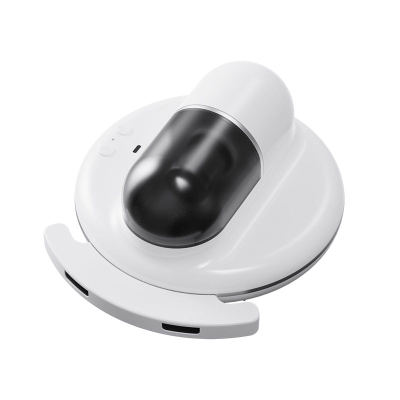 VeniSymlis® Aspirator antiacarieni automat ZNCMY-023 fara fir, UVC sterilizare, 7500Pa aspiratie, vibratie puternica, 3 moduri, incarcare Type-C