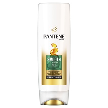 Balsam Pantene Pro-V Smooth & Sleek pentru par indisciplinat, 500 ml Balsam Pantene Pro-V Smooth & Sleek pentru par indisciplinat, 500 ml