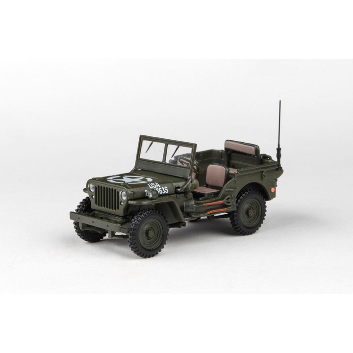 Abrex Cararama 1:43 - 1/4 Ton Military Vehicle - US Version 1, Játékautó
