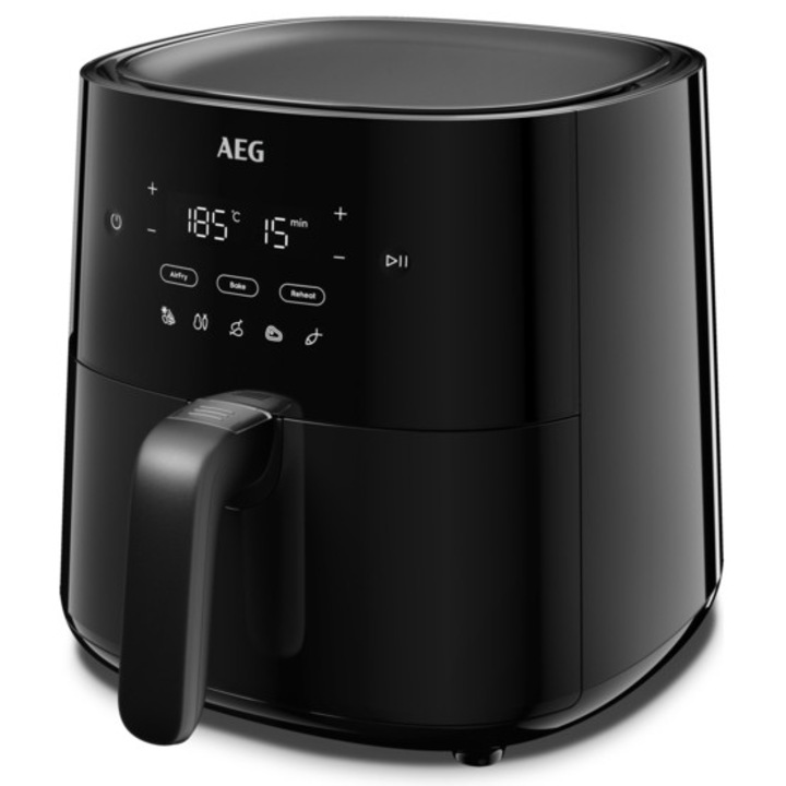 AEG AAF3B 3, 3 L 1350 W Forrólevegős sütő Fekete