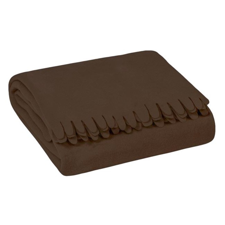 Patura de Iarna Fleece Maro pentru Fotoliu 170x130cm