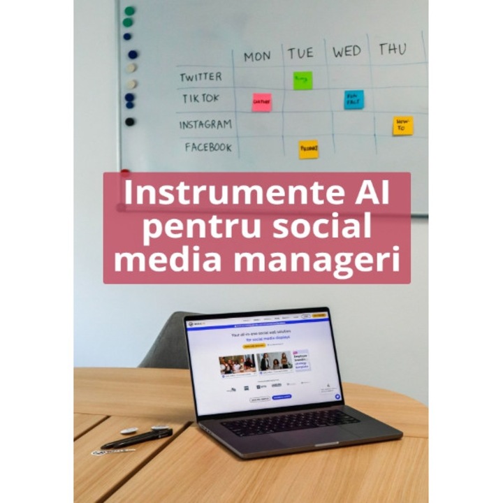 Ebook - Instrumente AI pentru social media manageri, limba romana