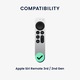 Husa pentru telecomanda Kwmobile pentru Apple Siri Remote generatia 2 si 3, anti-alunecare, protectie la socuri, silicon, albastru
