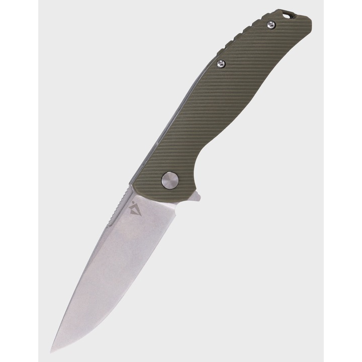 Briceag Turistic Pliabil, Dominator Uc, Prime Cut, 19.8 cm, 111 g, Verde, Otel Inoxidabil 440 Polimer, Blocare Liner Lock, Lama Drop Point, Clema Pentru Curea, Echipament Edc Compact Ideal Pentru Camping Supravietuire Si Sarcini Outdoor Zilnice