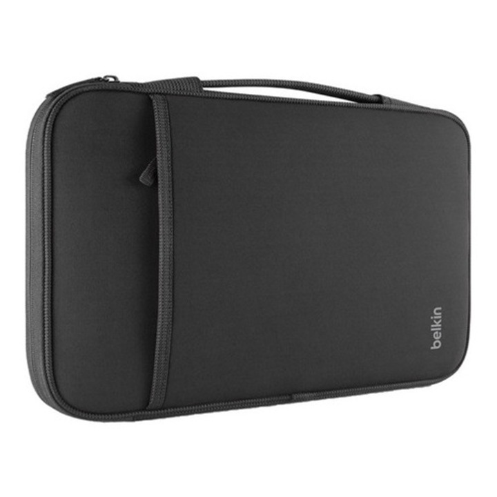 Belkin tok fekvő, szövet laptop/notebook/tablet, univerzális, neoprén, kézpánt, 14" méret, fekete