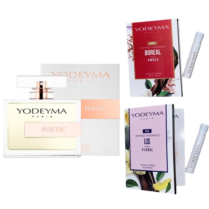 Yodeyma Poetic Eau de Parfum nőknek, 100 ml + 2 minta